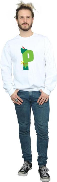 Actual product image Disney Mens Alphabet P Is For Peter Pan Sweatshirt (XL)