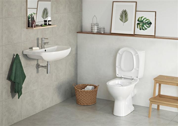 Image du produit Cersanit Combiné WC sans rebord Arteco sortie horizontale blanc