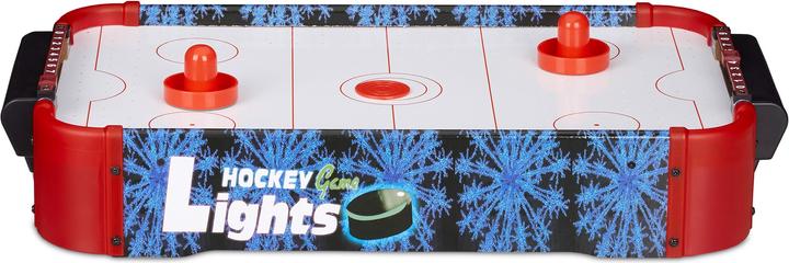 Actual product image Relaxdays LED Tabletop Air Hockey