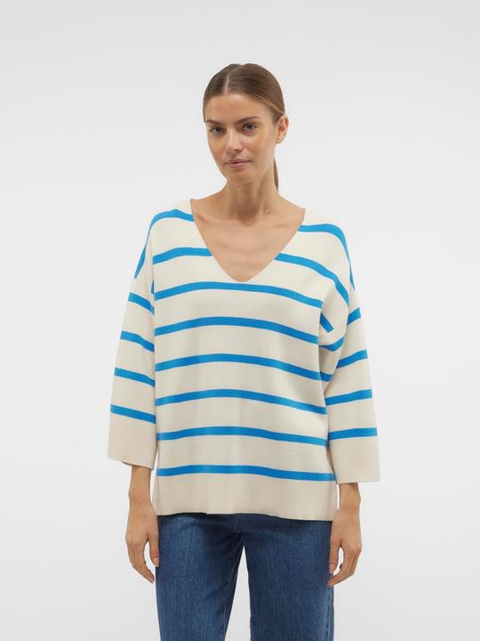 Produktbild Vero Moda V-Ausschnitt Tief angesetzte Schulter Pullover Strickpullover (XL)
