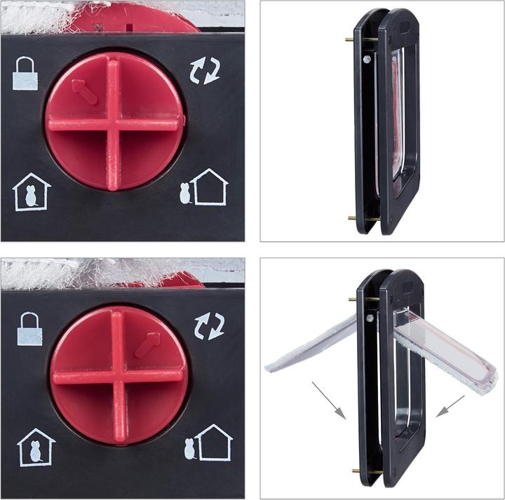 Actual product image Relaxdays 4 Way Pet Door (Magnetic cat flap)