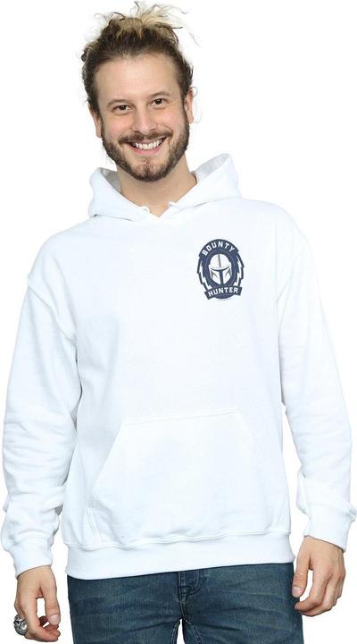 Produktbild Star Wars The Mandalorian Bounty Hunter Badge Breast Print Kapuzenpullover (XXL)
