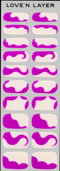 Actual product image Love'n Layer - Abstraction Dahlia Pink