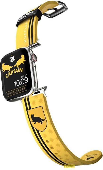 Produktbild Moby Fox Harry Potter bracelet pour smartwatch House Pride II - Hufflepuff (Schweiss- und UV-beständig, Hochwertiges Silikon)
