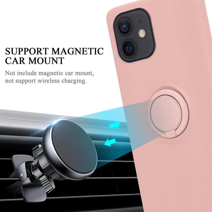 Actual product image Cadorabo TPU Liquid Ring Silicone Case Cover (Apple iPhone 12 mini)