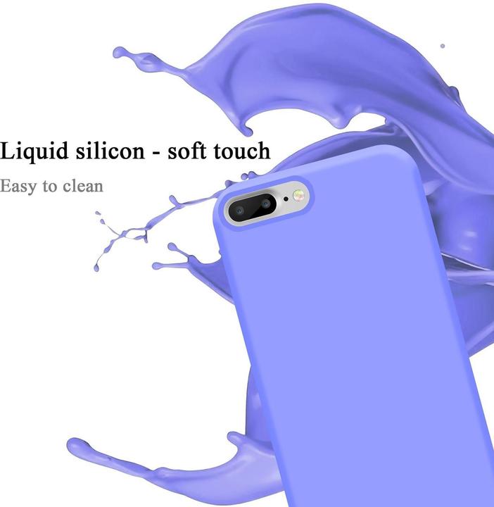 Immagine prodotto Cadorabo Copertura della cassa del silicone liquido TPU (Apple iPhone 7s Plus, Apple iPhone 7 Plus, Apple iPhone 8 Plus)