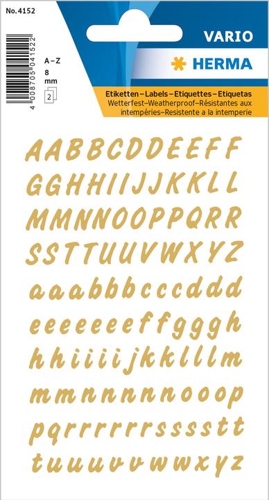 Produktbild HERMA Buchstaben Etiketten