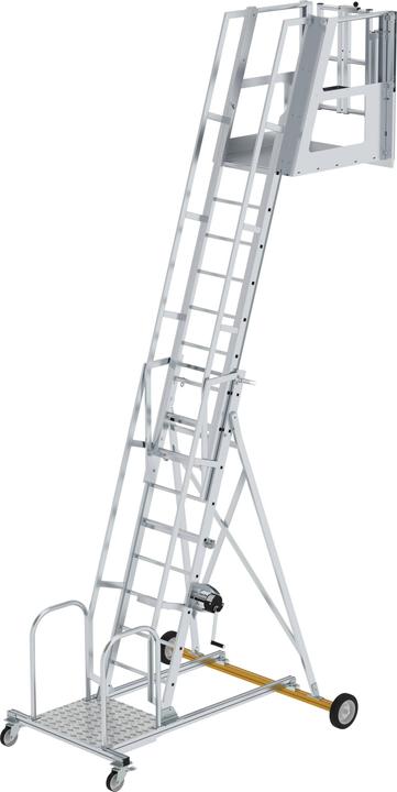 Produktbild Munk Tankwagenleiter Typ 2 mit 2 Lenkrollen und 2 Laufrollen (Mehrzweckleiter, 316 cm)