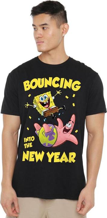 Image du produit Spongebob Squarepants - T-shirt BOUNCING INTO THE NEW YEAR - Homme (4XL)