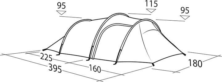 Actual product image Robens Voyager 3 Exp (Dome tent, 3.80 kg, 3 persons)