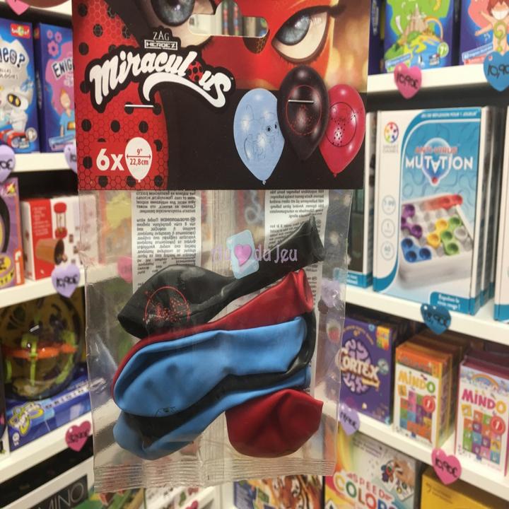 Actual product image Riethmüller 6 Balloons Miraculous 22.8cm (6 x)