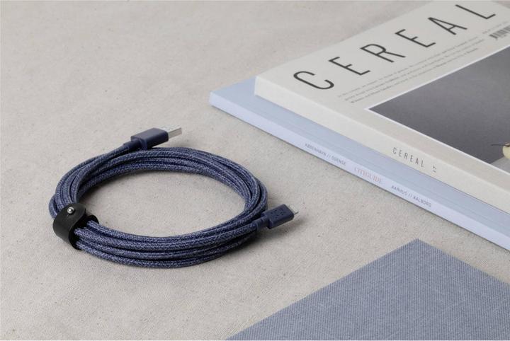 Immagine prodotto Native Union Cintura XL USB-A a cavo Lightning 3m Indigo (3 m, USB 3.2 Gen 1)