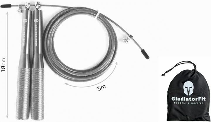 Immagine prodotto Gladiatorfit Saltare la corda (300 cm)