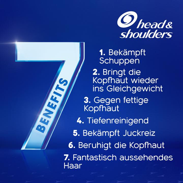 Actual product image Head & Shoulders 7in1 Anti-Dandruff Shampoo Multiaction (250 ml, Liquid shampoo)