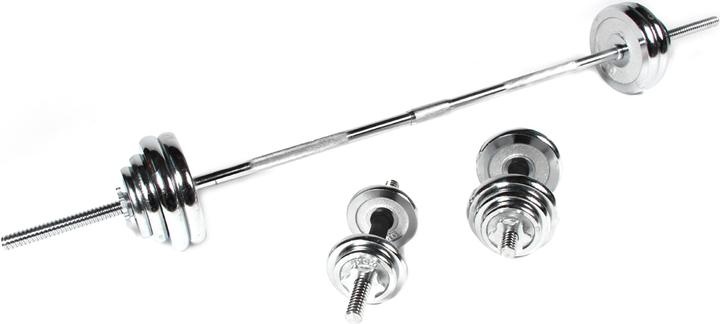 Actual product image Gladiatorfit 50kg dumbbell bar set