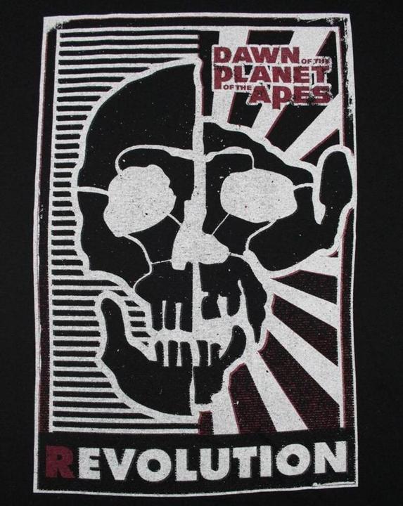 Actual product image Dawn Of The Planet Of The Apes Mens Revolution T-Shirt (XXL)