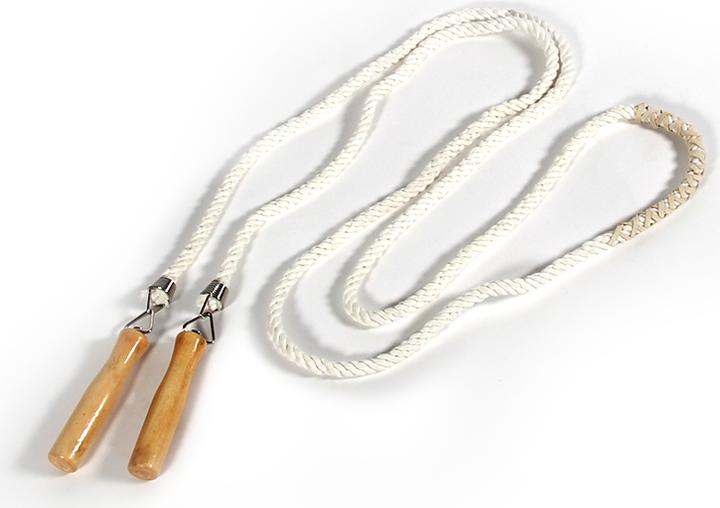 Actual product image Gladiatorfit Skipping rope with wooden handles (280 cm)