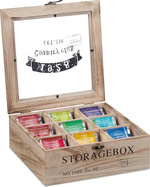 Relaxdays Tea box