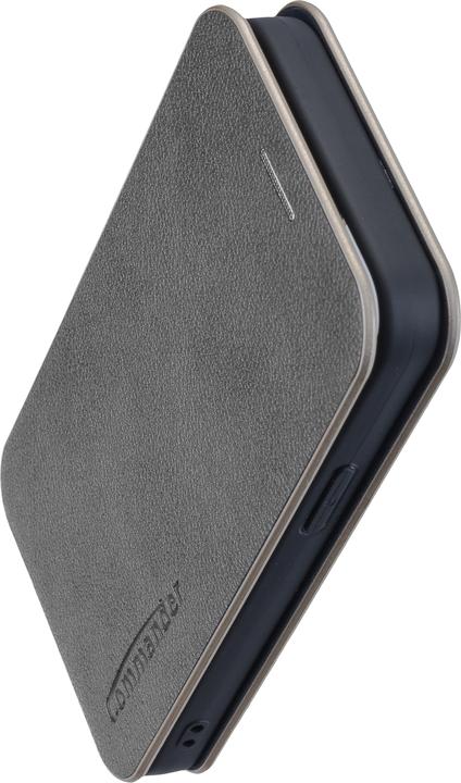 Actual product image Peter Jäckel COMMANDER CURVE Book Case DELUXE for Samsung A54 5G Elegant Royal Dark Gray (Samsung Galaxy A54 5G)