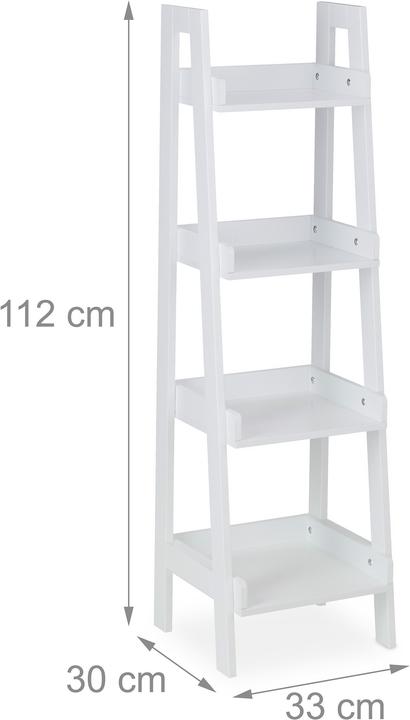 Image du produit Relaxdays Meuble étagère (33 x 30 x 112 cm)