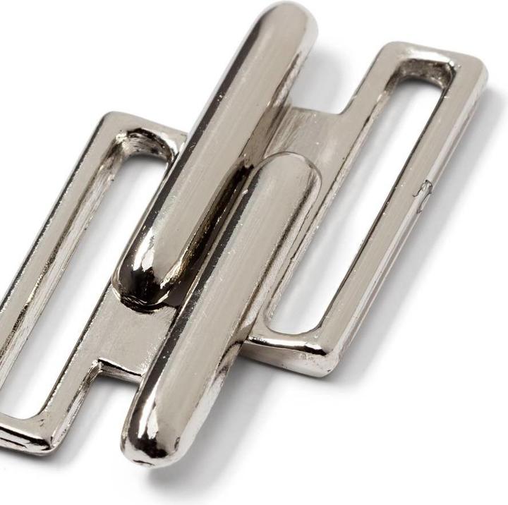 Produktbild Prym Bikini- + Gürtelverschlüsse, silber 12 mm, Karte, nickelfrei