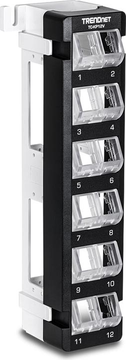 Produktbild Trendnet TC-KP12V Keystone Patch Panel 12-Port Blank Angled Wall Mount