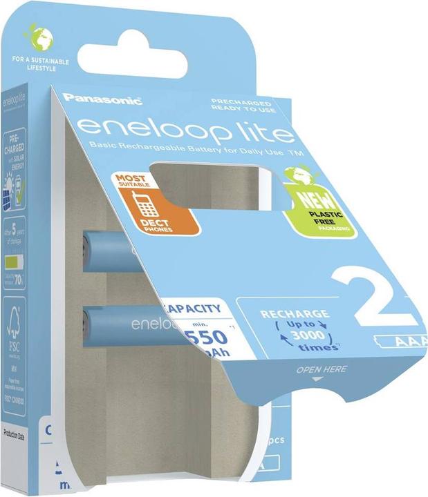 Immagine prodotto Hückmann Batteria (2 pz., AAA, 550 mAh)
