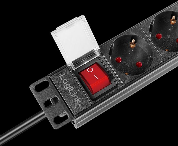 Actual product image LogiLink Socket strip (9 x, CEE 7/7, 2 m)