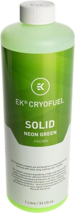 Actual product image EKWB EK-CryoFuel Solid Premix - Neon Green (1000 ml, Ready-mix)