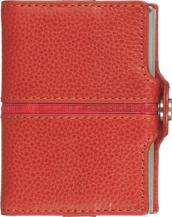 Actual product image Cript Mini Wallet - 3.55 STEEL fire red