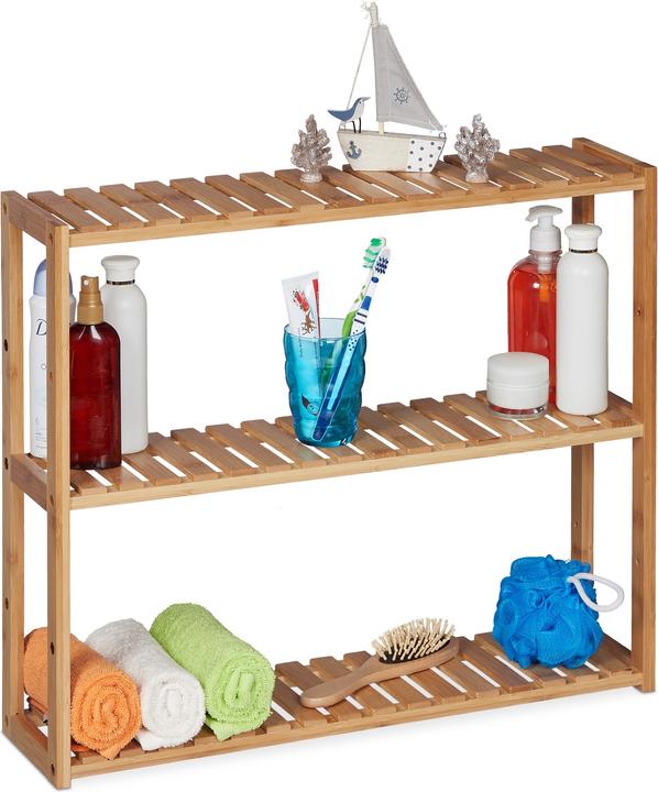 Actual product image Relaxdays Wall shelf (60 x 15 x 50 cm)