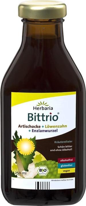 Image du produit Herbaria Elixir aux herbes Bittrio Artichaut & Pissenlit & Racine de gentiane Bio (1 pièce(s), Liquide, 592 g)