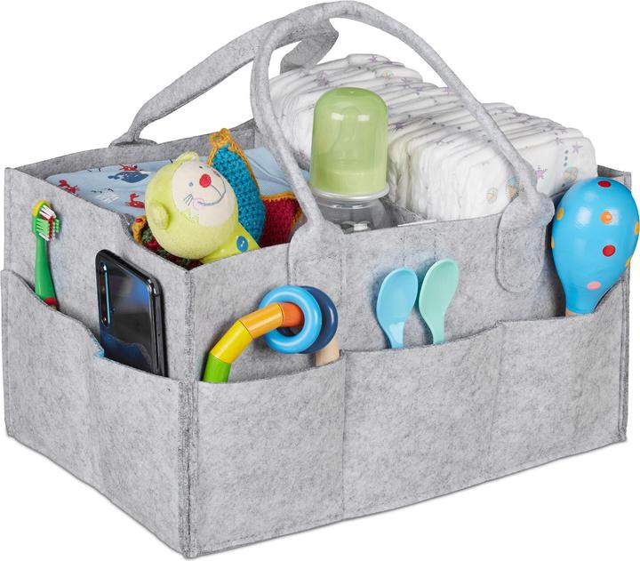 Actual product image Relaxdays Baby Diaper Caddy