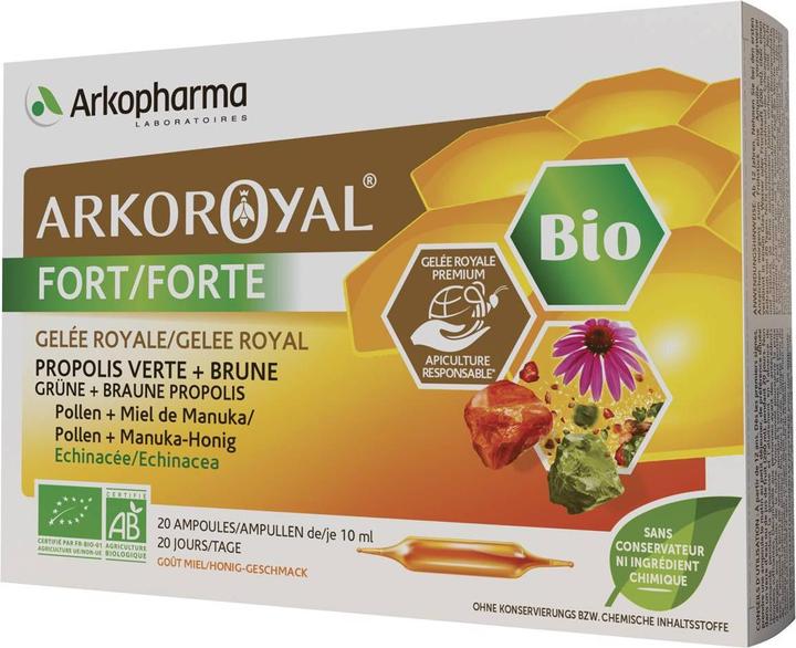 Produktbild Arkopharma Arkoroyal Bio Gelée Royal forte Ampullen (20 Stück, Ampulle, 364 g)