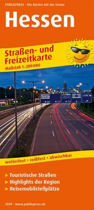 Actual product image Hesse. Road and recreational map 1 : 200 000 200000