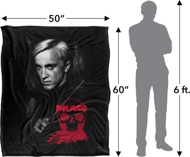 Actual product image Dark Mark Draco Malfoy Blanket (152 x 127 cm)