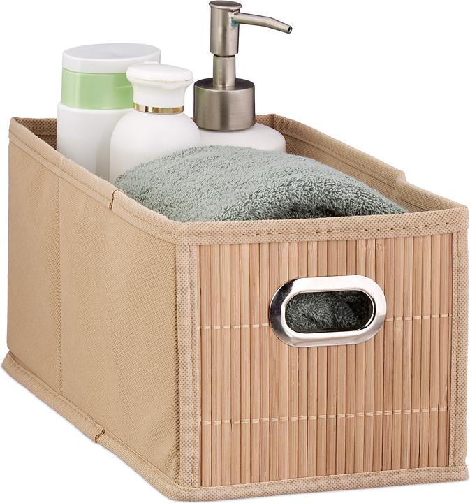 Image du produit Relaxdays Panier de rangement 3 compartiments (1 x, 15 x 31 x 14 cm)