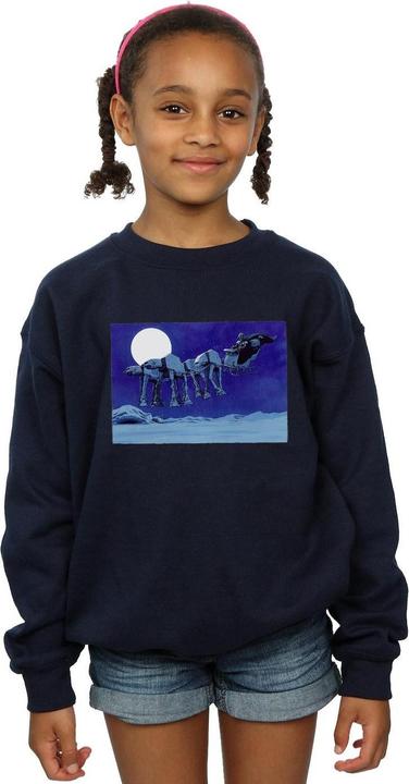 Produktbild Star Wars Christmas ATAT Sleigh Sweatshirt Mädchen (140, 146)