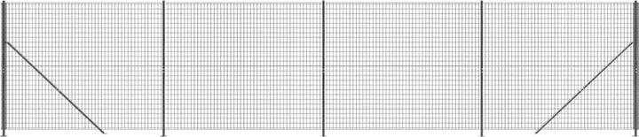 Produktbild VidaXL Maschendrahtzaun mit Bodenflansch 2,2x10 m