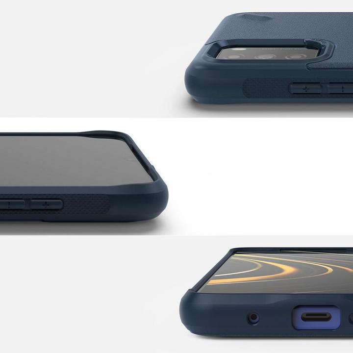 Immagine prodotto Ringke Custodia Onyx Durable TPU Cover per Xiaomi Poco M3 blu navy (OXXI0002) (Xiaomi Poco M3)
