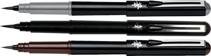 Actual product image Pentel Brush Pen Pocket Brush Pen black (Black, 1 x)