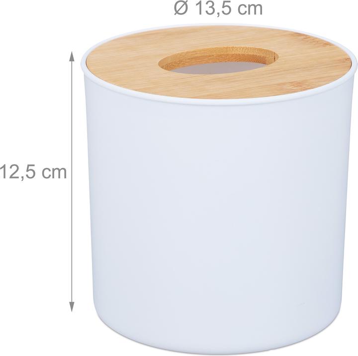 Image du produit Relaxdays Boîte de mouchoirs en papier cosmétique