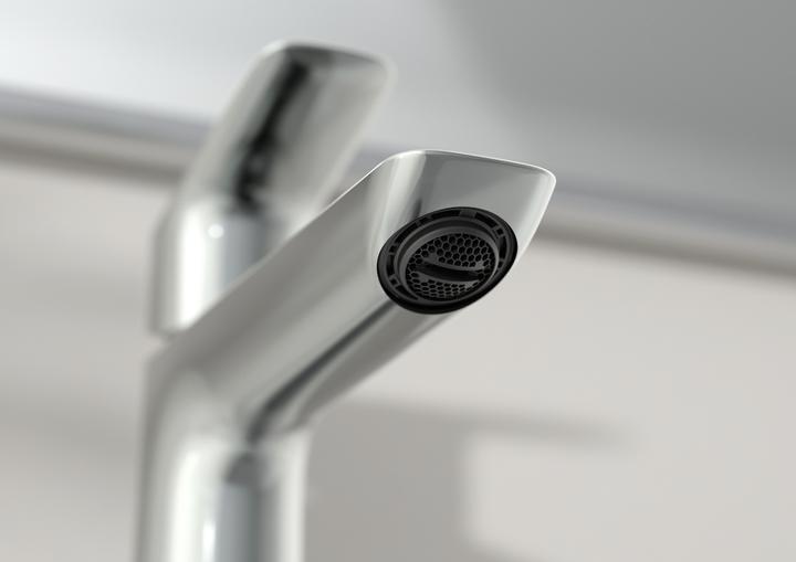 Actual product image hansgrohe HG single lever washbasin mixer 110 LOGIS with PushOpen pop-up waste chrome