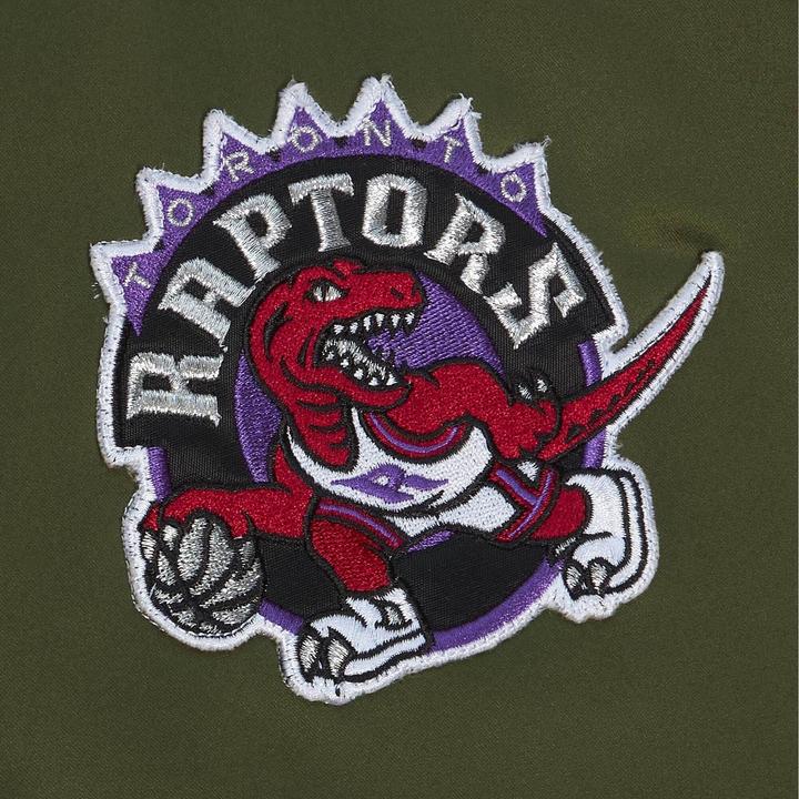 Actual product image Mitchell & Ness M&N Satin Bomber Jacket - FLIGHT Toronto Raptors - M (M)