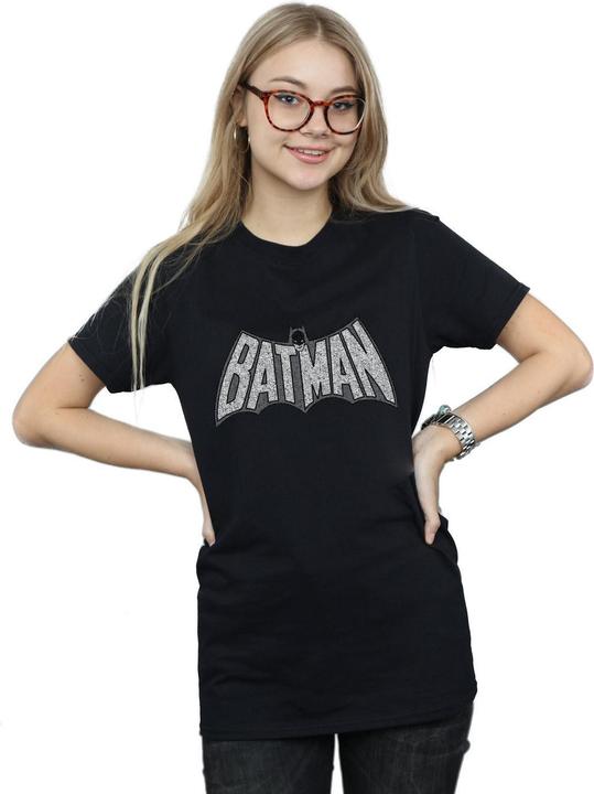 Produktbild Batman Retro Crackle Logo TShirt (M)