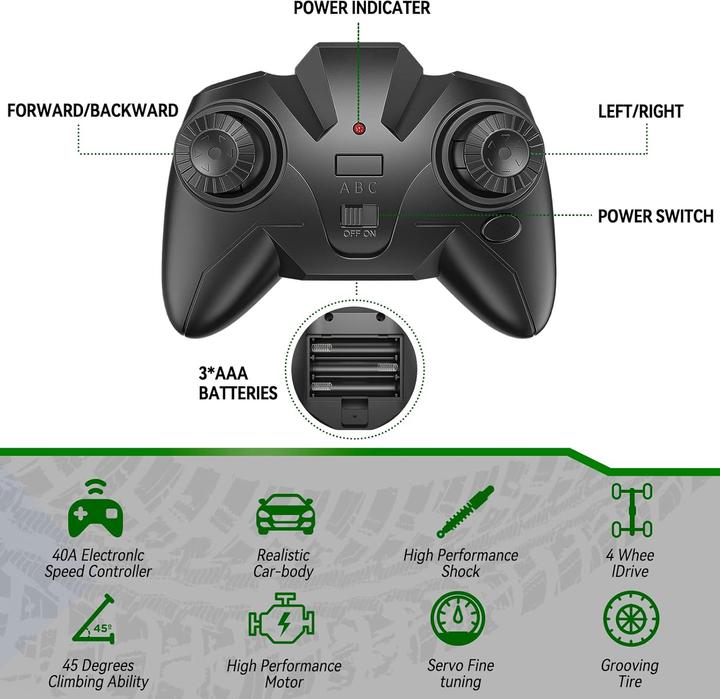 Actual product image Kizeefun Remote Control Car