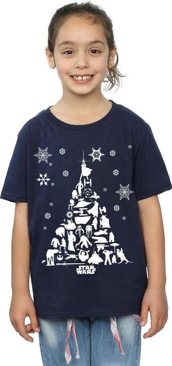 Immagine prodotto Star Wars Christmas Tree Maglietta Ragazze (128)