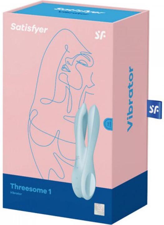 Actual product image Satisfyer Threesome 1 - Light Blue