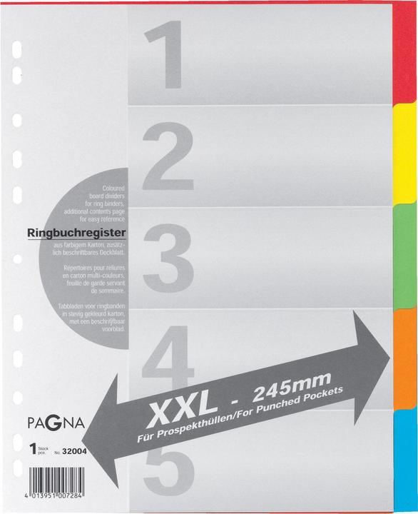 Produktbild Pagna Kartonregister mit Deckblatt, zur freien Verwendung, einzeln