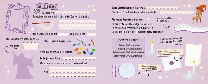 Produktbild Mein Freundebuch für Harry Potter-Fans (Deutsch, 2025)
